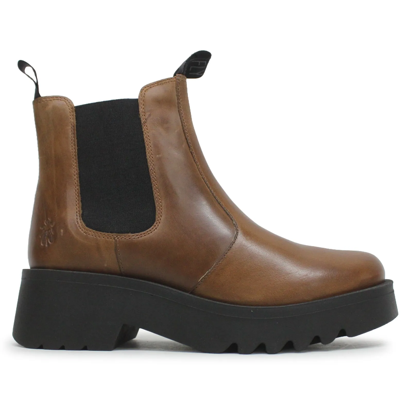 Medi789Fly Rug Leather Women's Chelsea Boots
