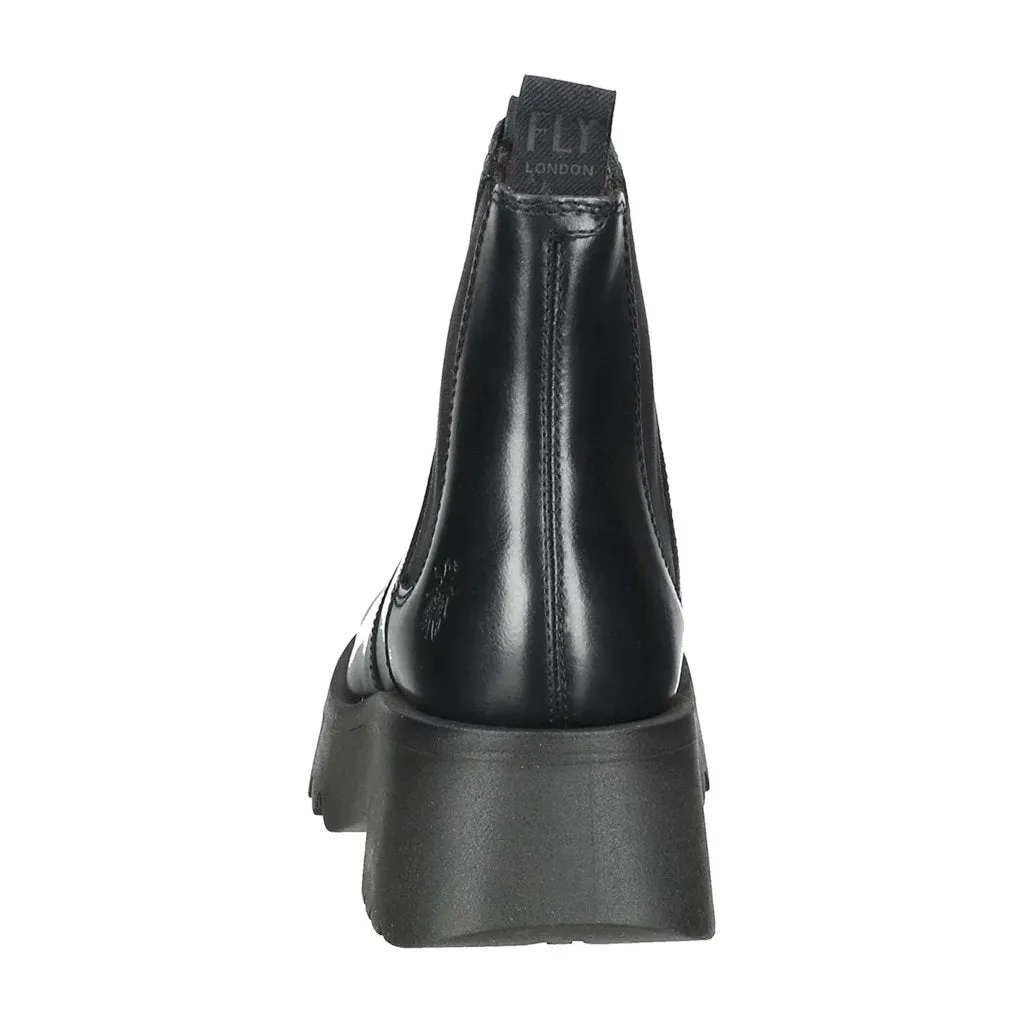 Medi789Fly Rug Leather Women's Chelsea Boots