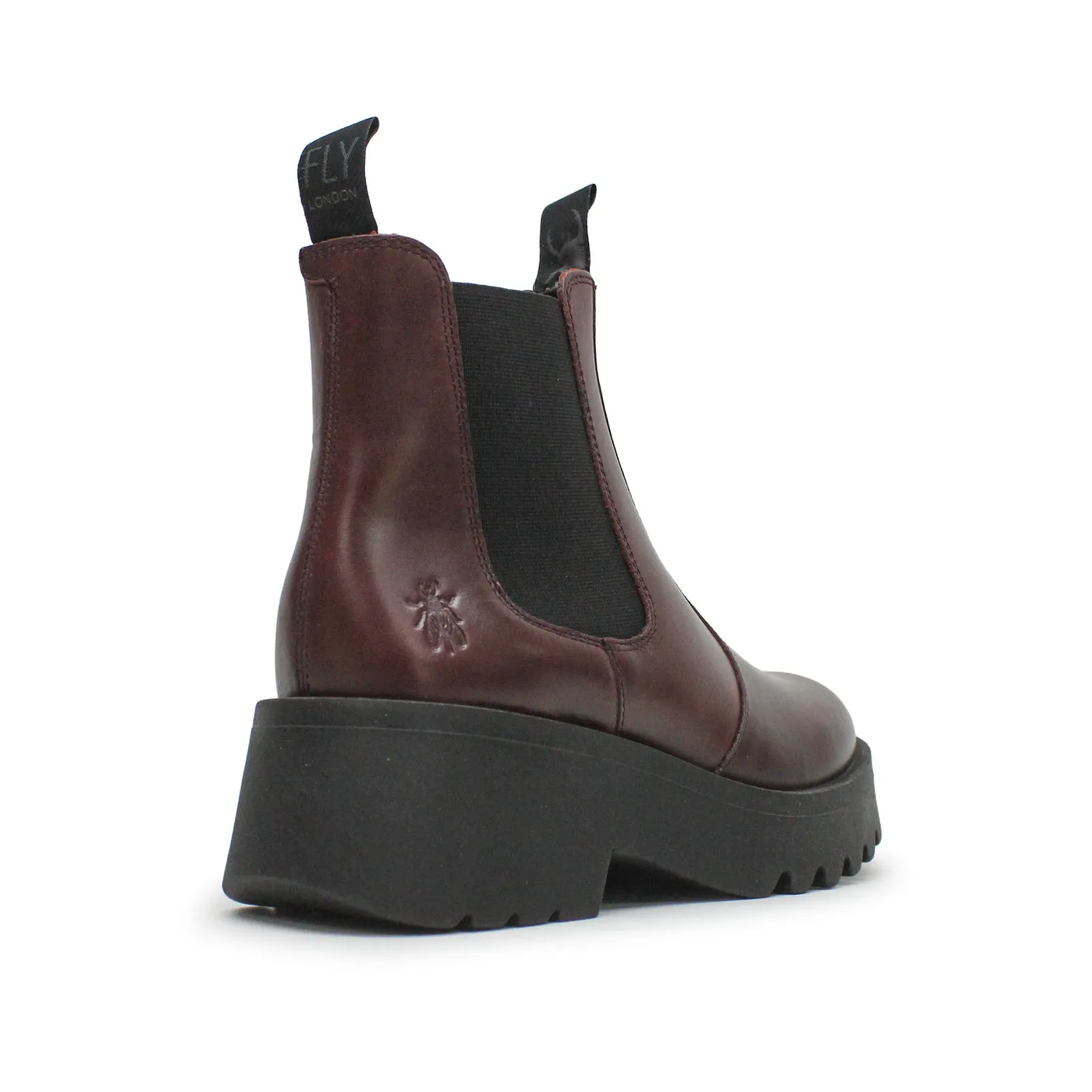 Medi789Fly Rug Leather Women's Chelsea Boots