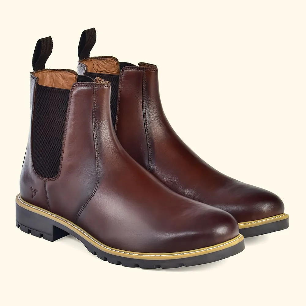 Men Chelsea Leather Boots
