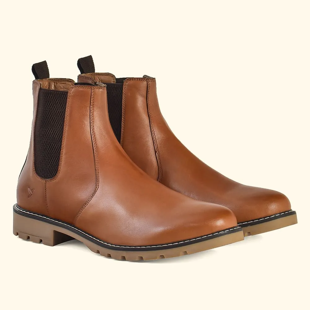 Men Chelsea Leather Boots
