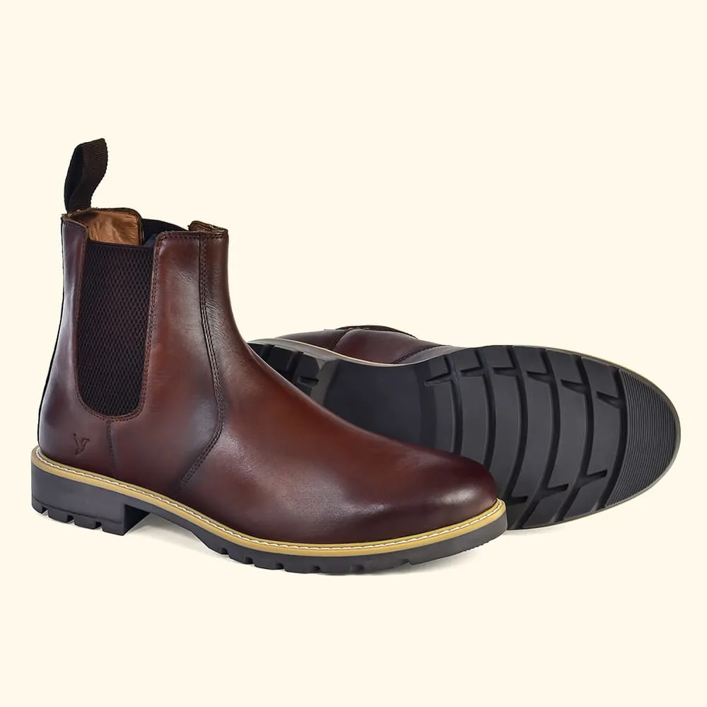 Men Chelsea Leather Boots