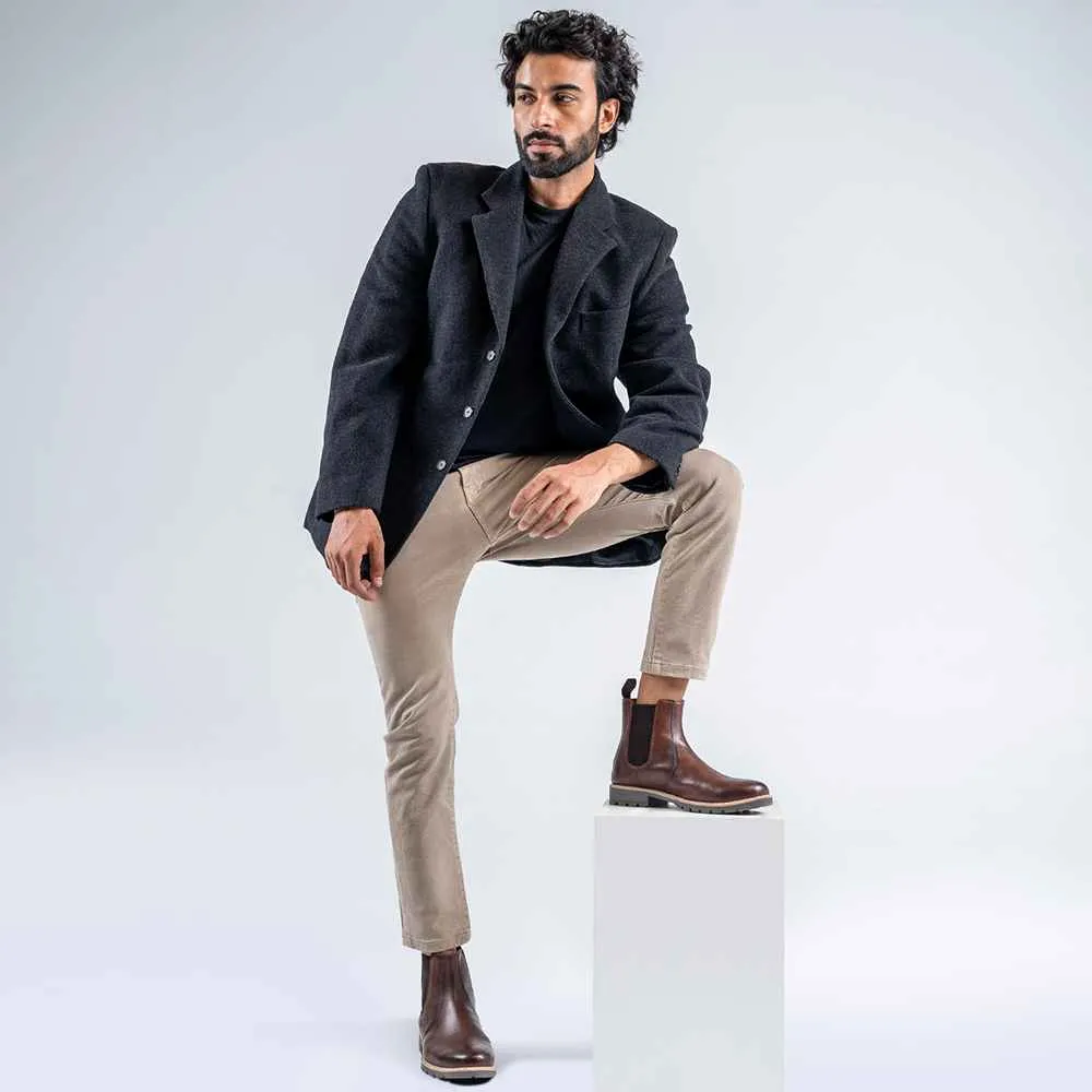 Men Chelsea Leather Boots