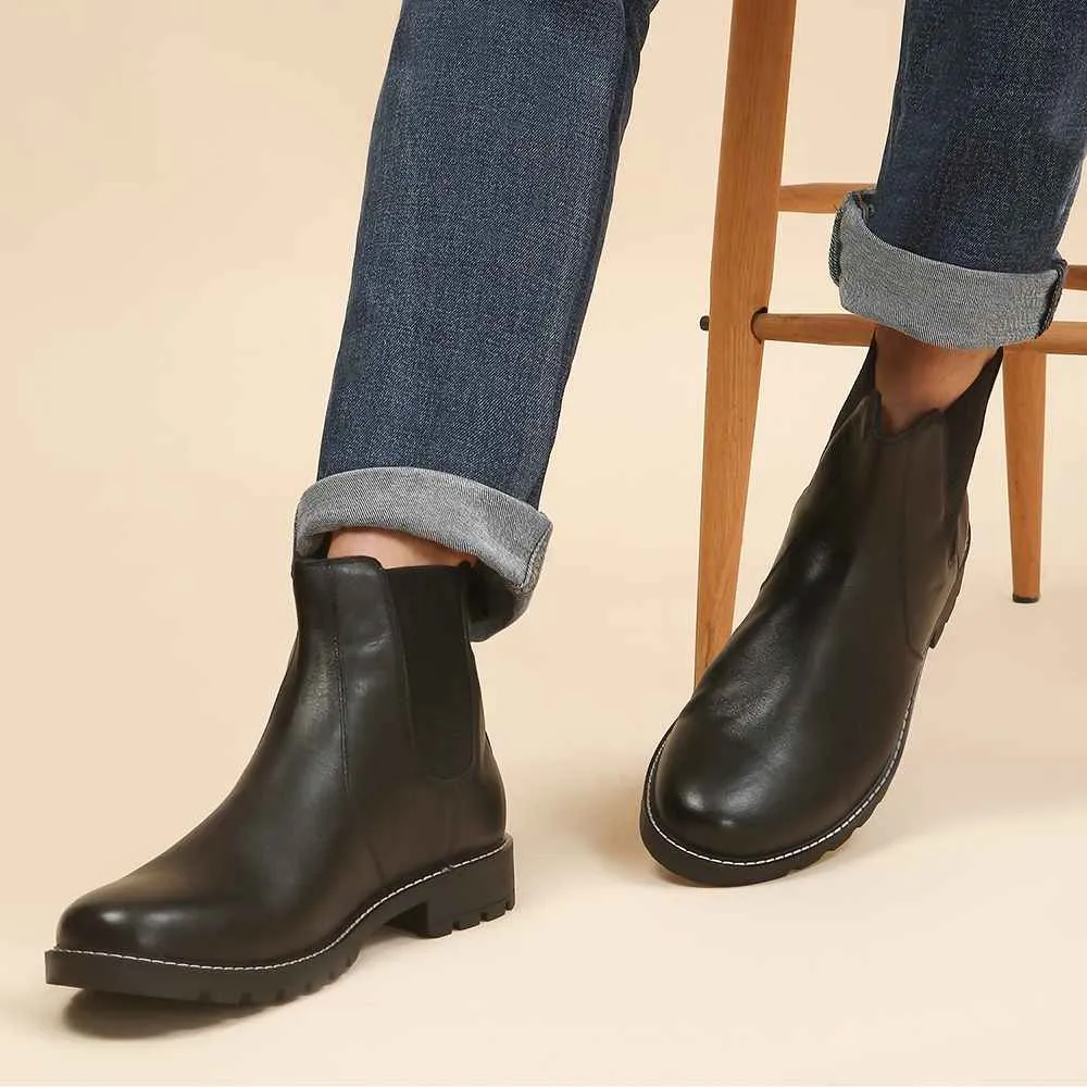 Men Chelsea Leather Boots