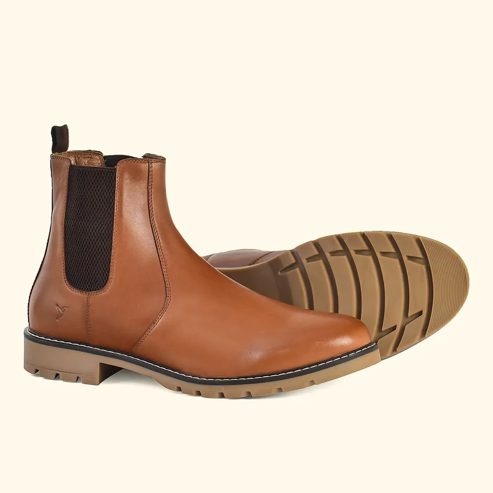 Men Chelsea Leather Boots