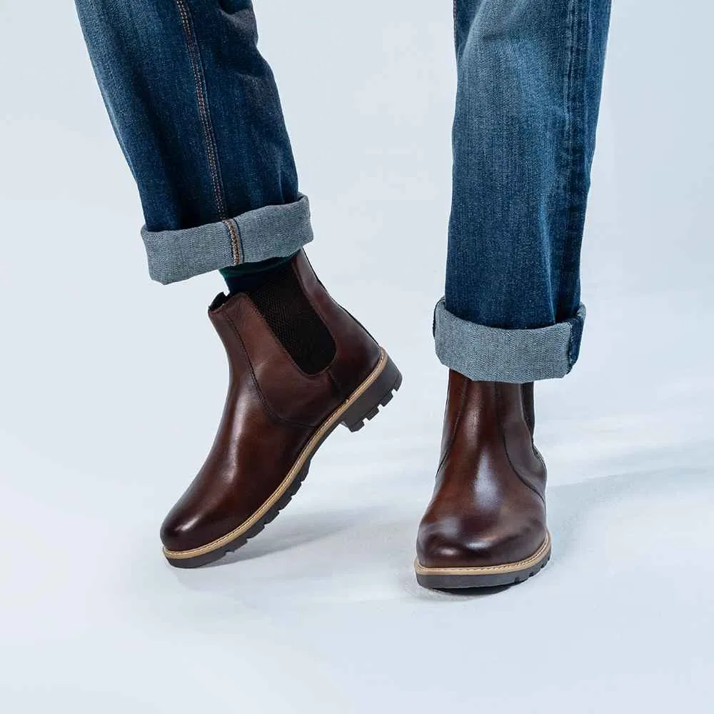 Men Chelsea Leather Boots