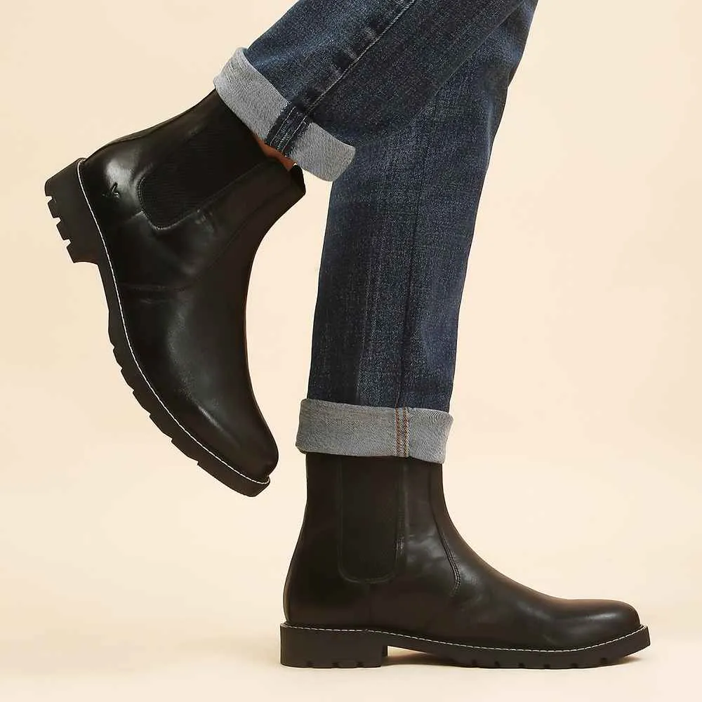 Men Chelsea Leather Boots