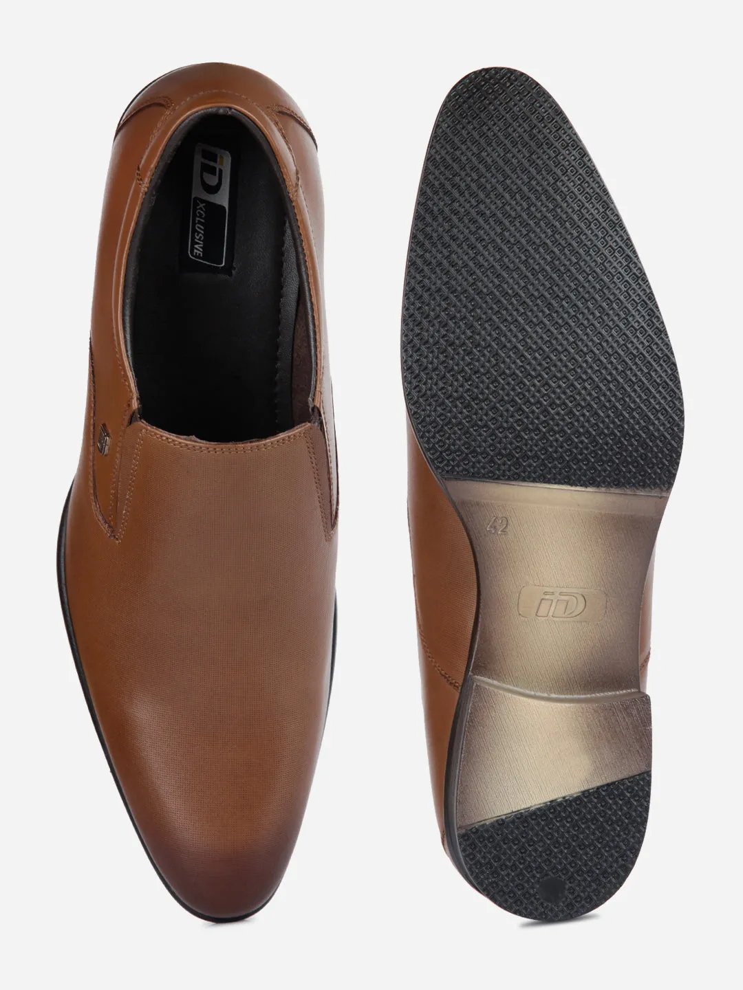 Men's Brown Regular Toe Formal Slip On (ID2170)