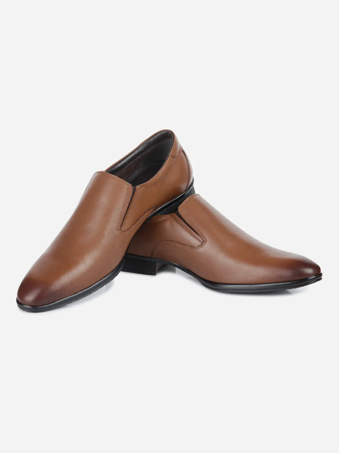 Men's Brown Regular Toe Formal Slip On (ID2170)