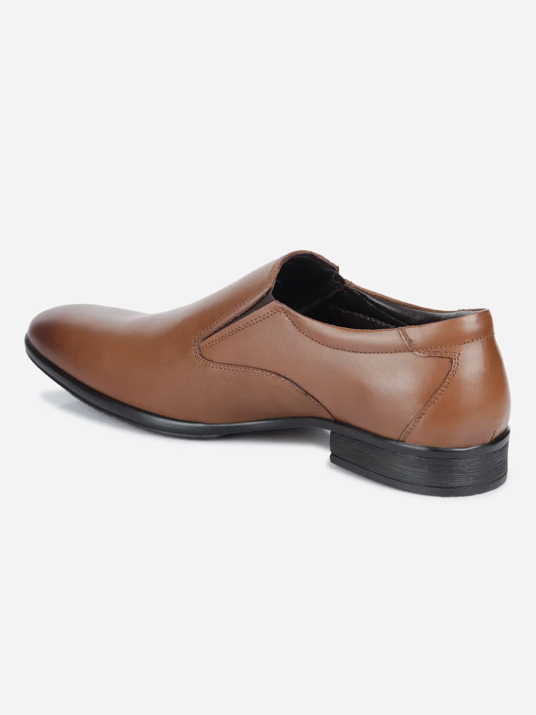 Men's Brown Regular Toe Formal Slip On (ID2170)