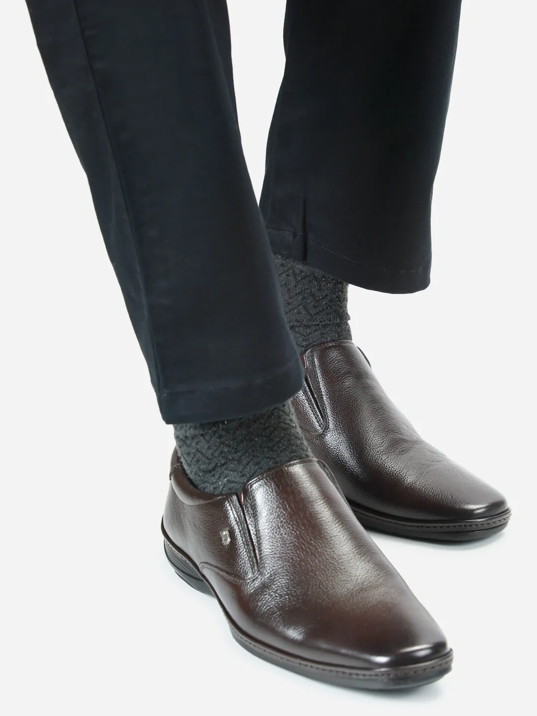 Men's Brown Regular Toe Slipon Formal (ID2164)