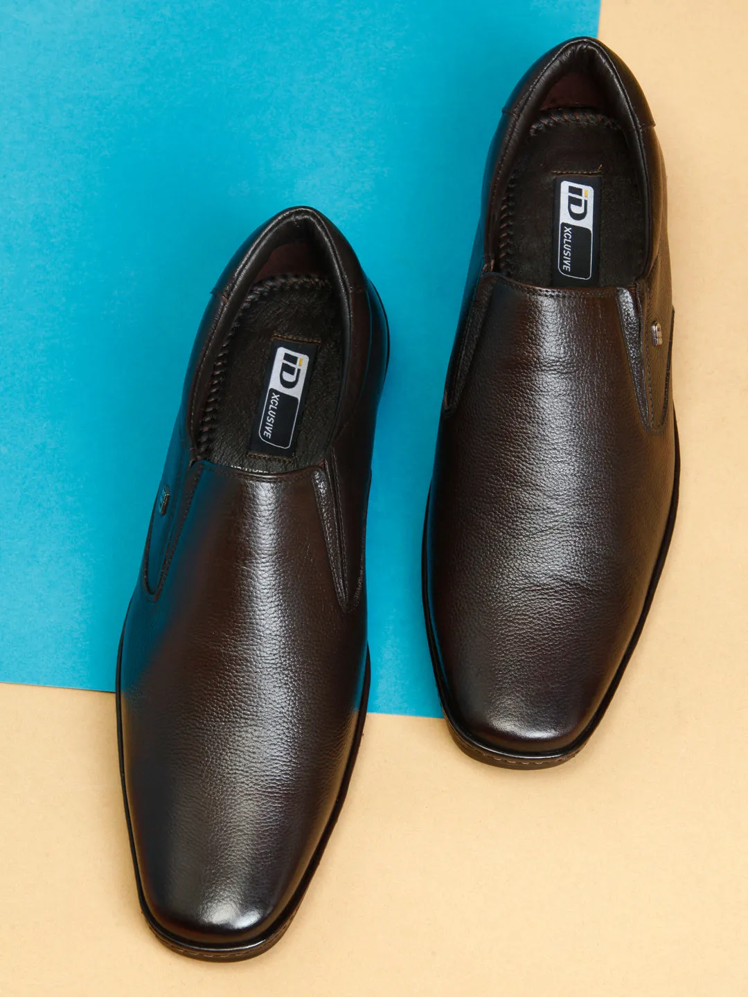 Men's Brown Regular Toe Slipon Formal (ID2164)