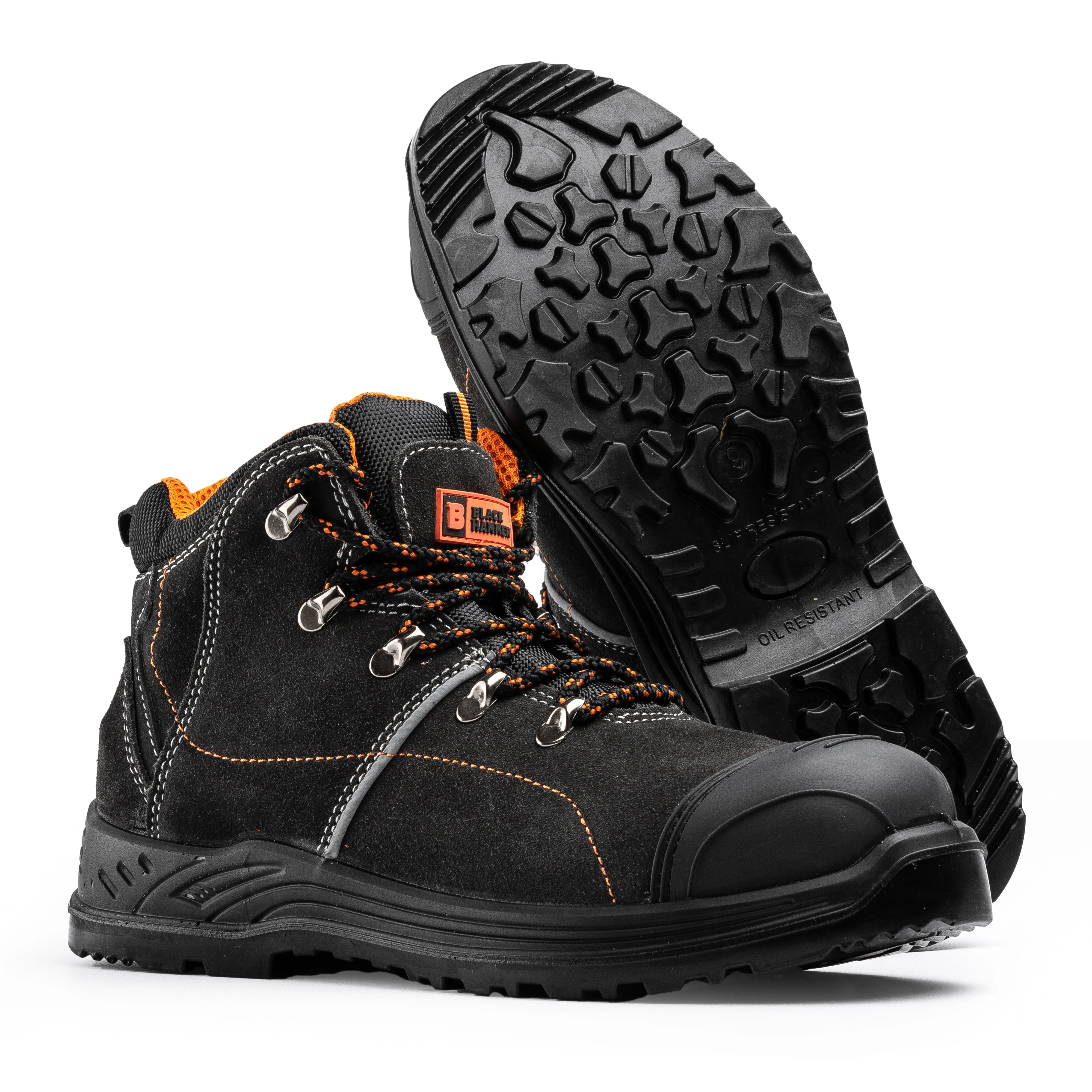 Mens Safety Boots | Work Shoes | Suede Steel Toe Cap | S3 SRC 4401