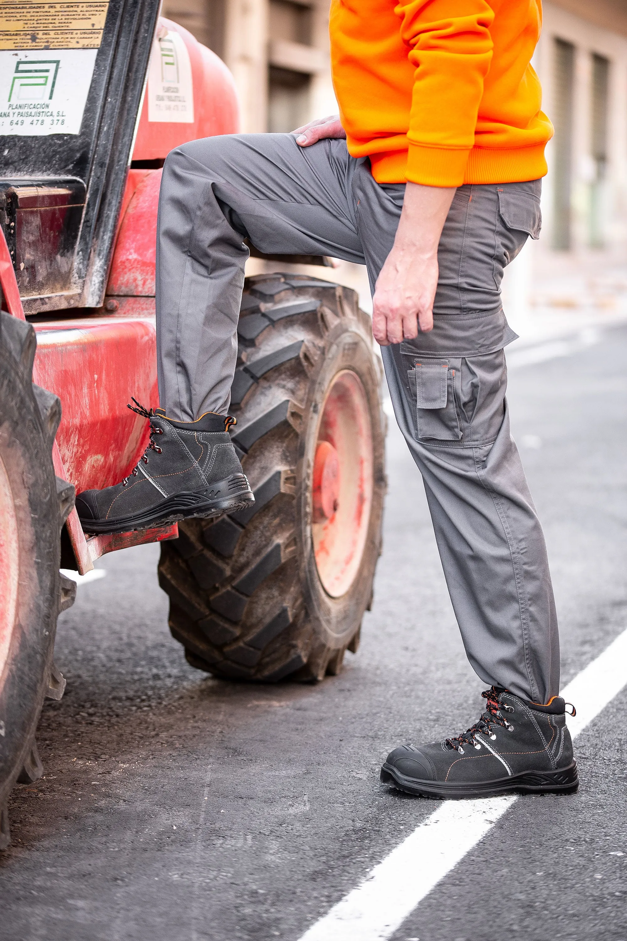 Mens Safety Boots | Work Shoes | Suede Steel Toe Cap | S3 SRC 4401