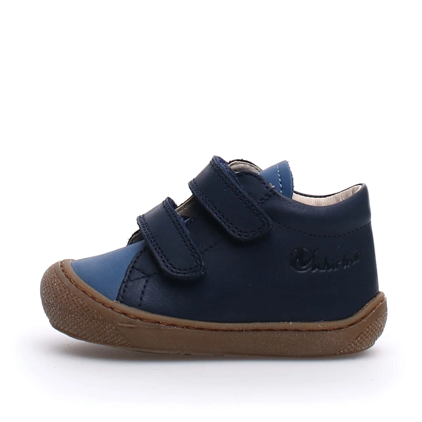 Naturino Girl's & Boy's Cocoon Vl Nappa Spazz Sole Honey Sneakers - Azure/Navy