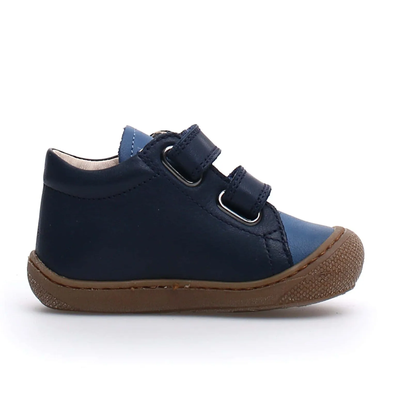 Naturino Girl's & Boy's Cocoon Vl Nappa Spazz Sole Honey Sneakers - Azure/Navy