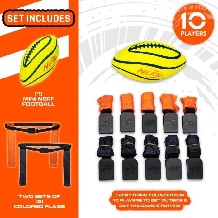 Nerf 10-Player Flag Football Set 82131