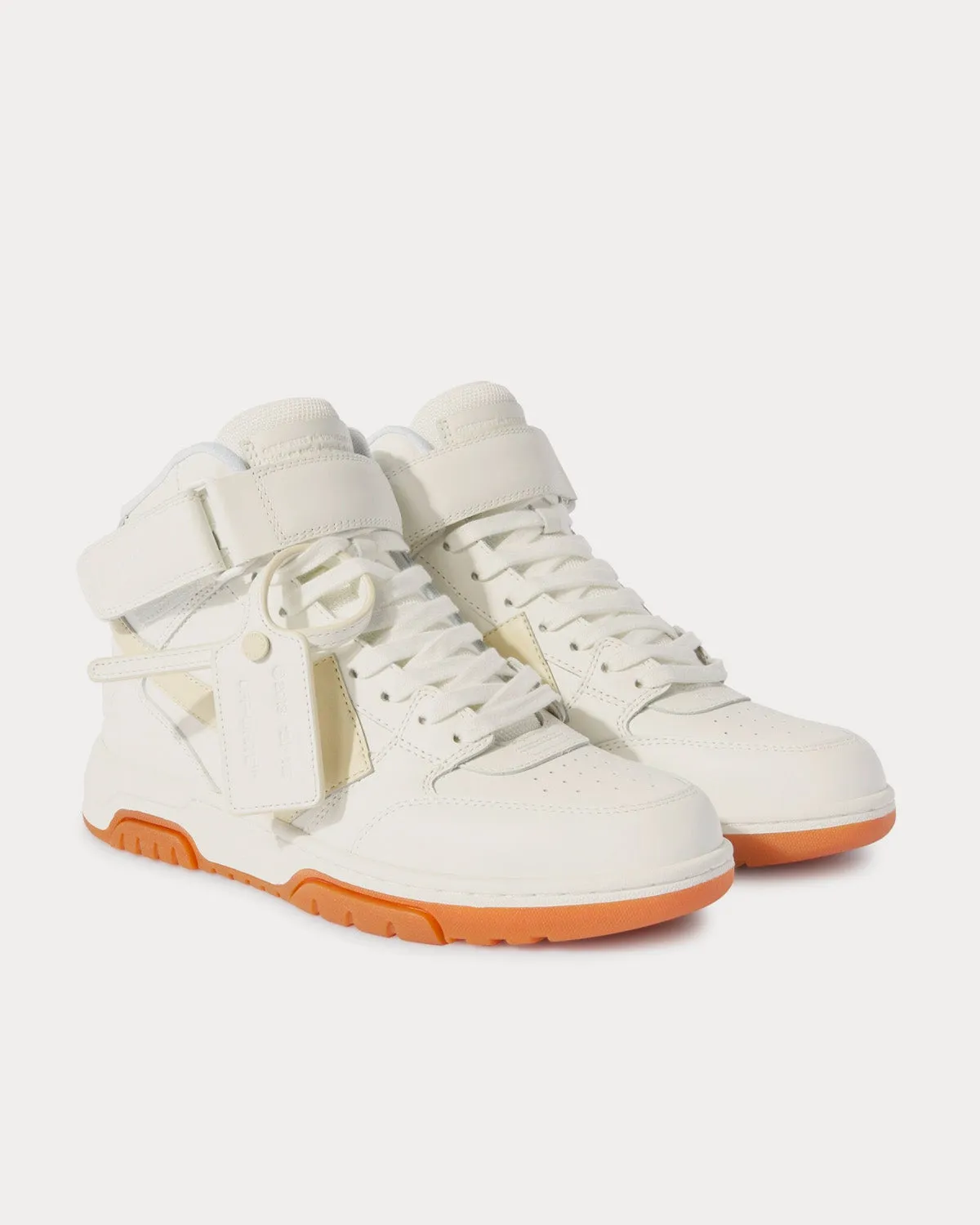 Out Of Office Lea White / Cream Mid Top Sneakers