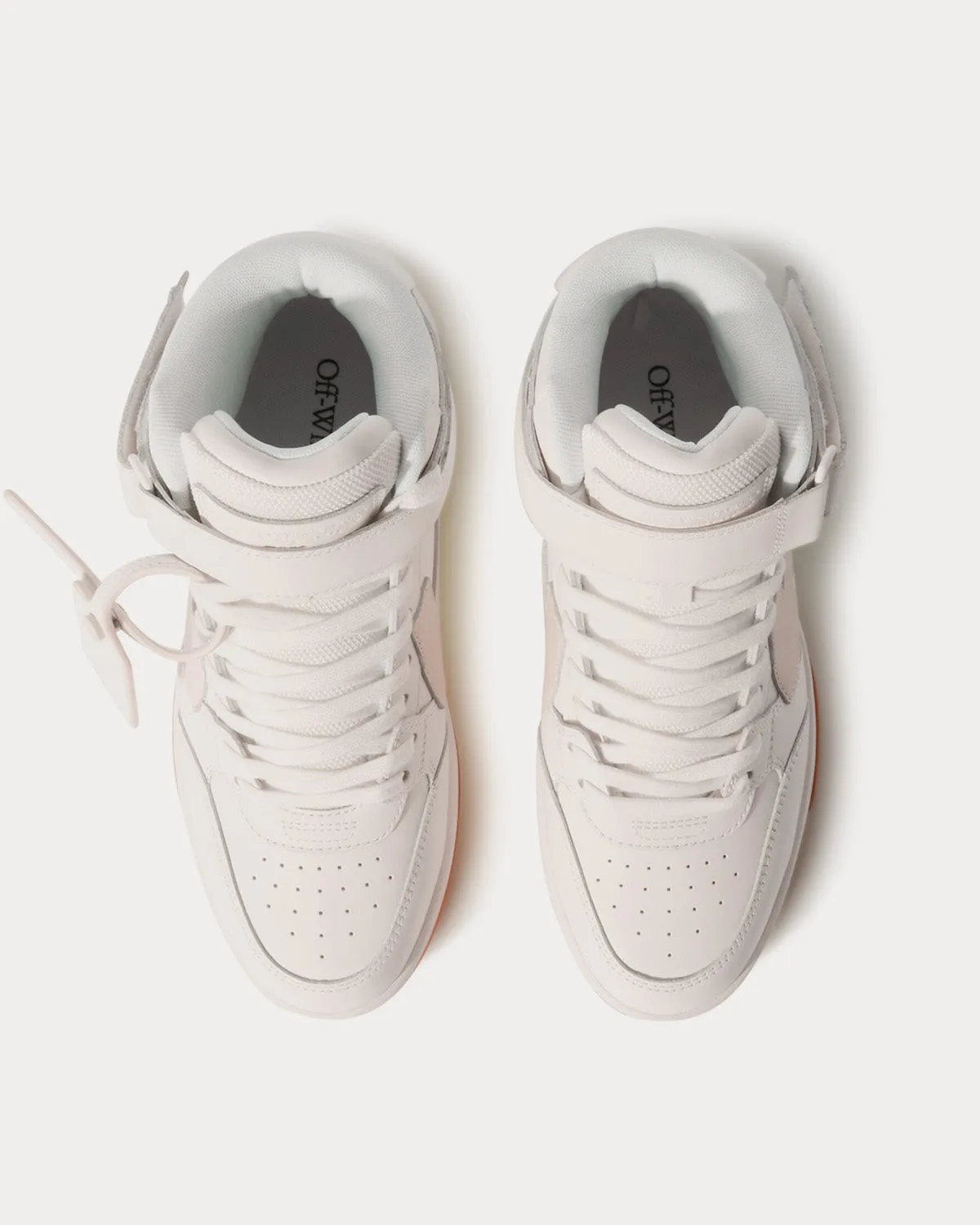 Out Of Office Lea White / Cream Mid Top Sneakers