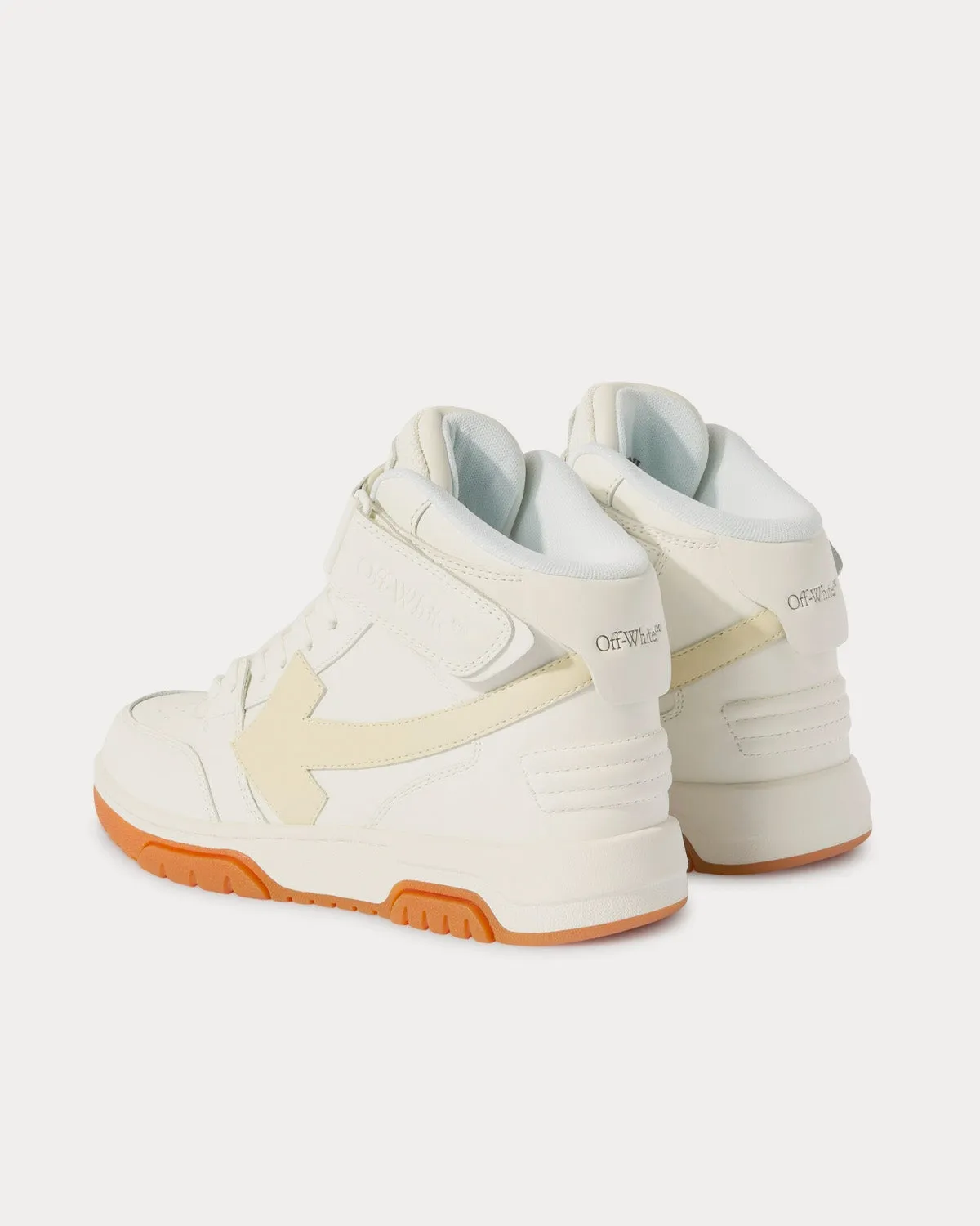 Out Of Office Lea White / Cream Mid Top Sneakers
