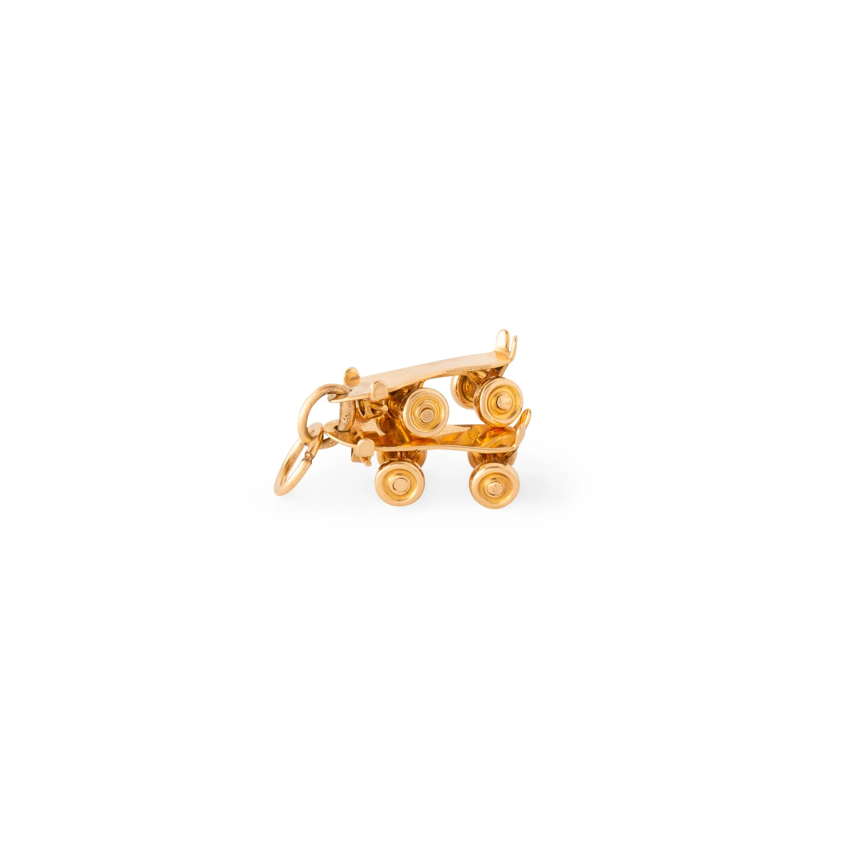 Pair of Roller Skates 14K Gold Charm