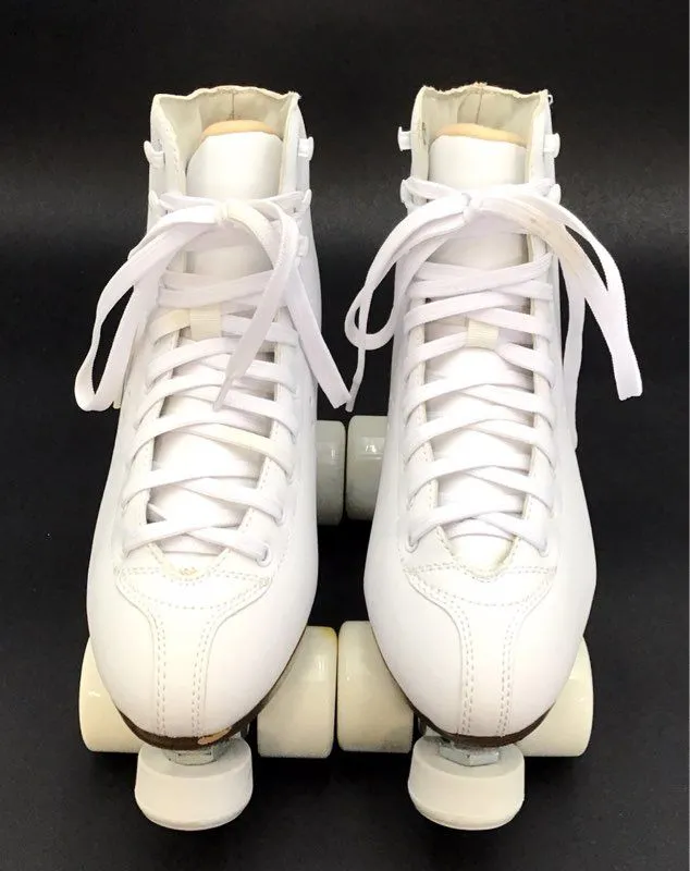Papaison Women's White Roller Skates - Size 7.5
