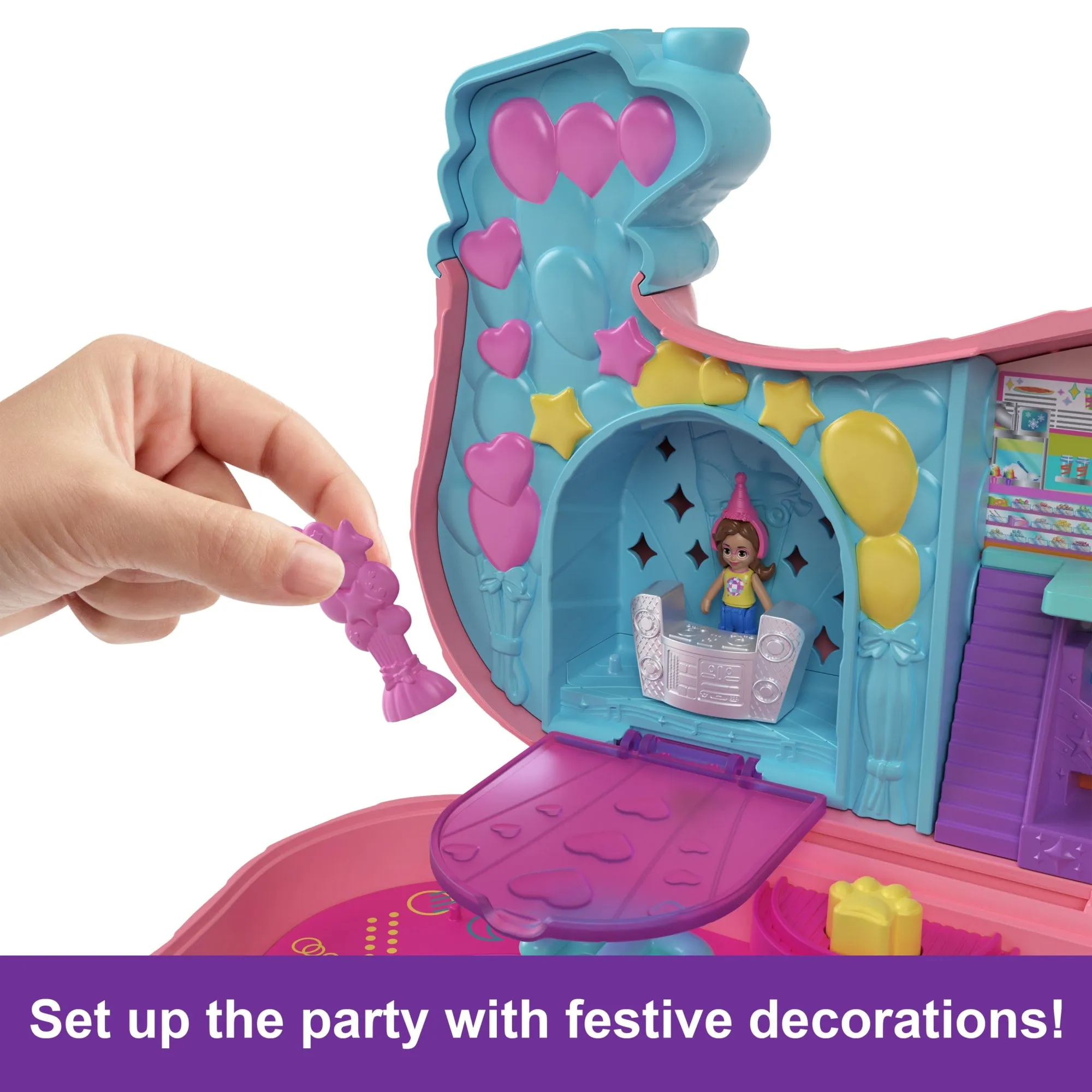 Polly Pocket Dolls Puppy Party Playset