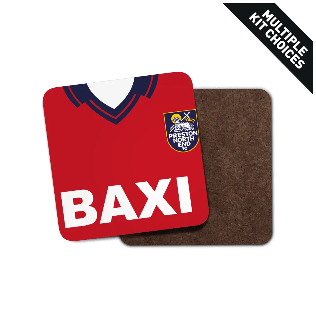 Preston North End Retro Kit Coasters