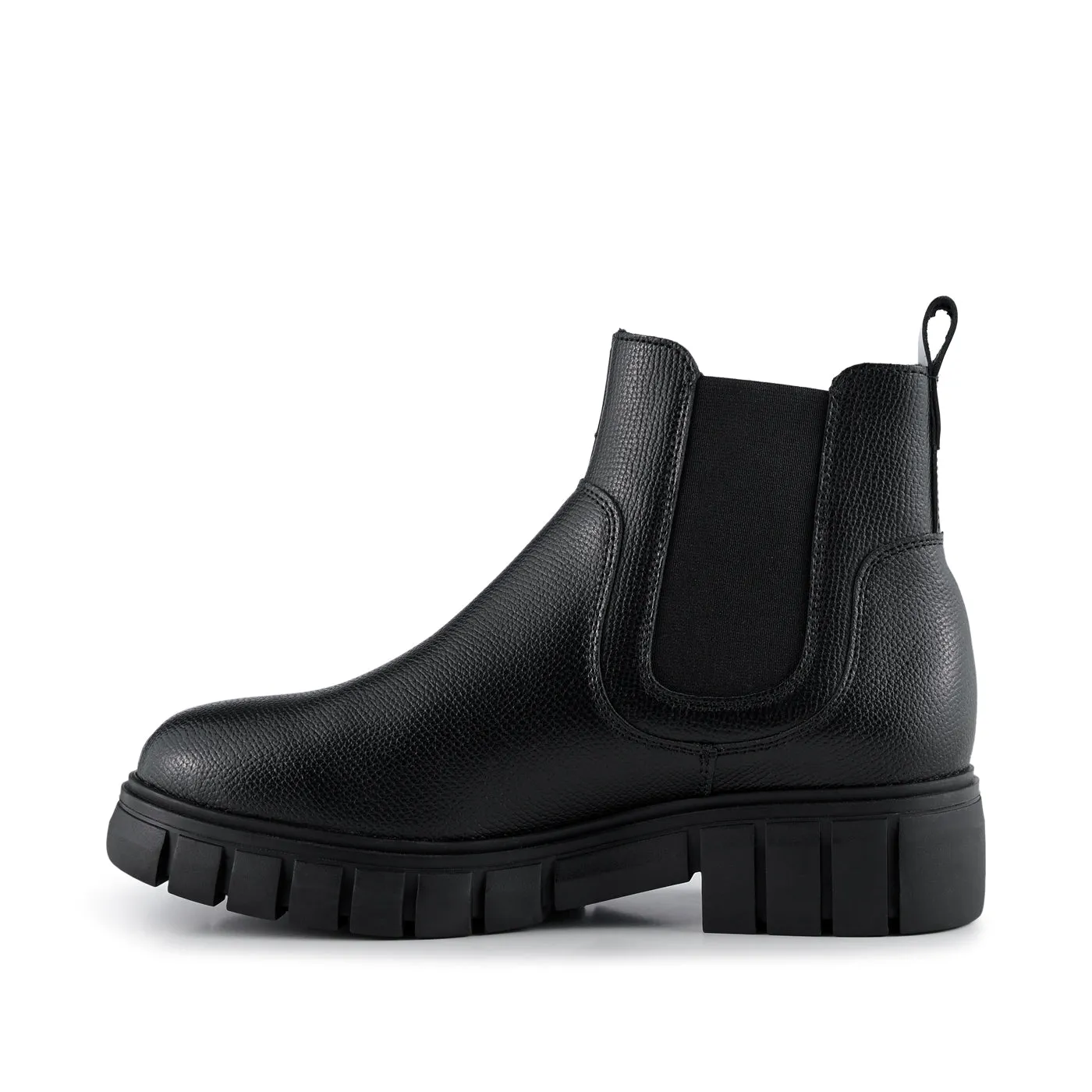 Rebel warm boot leather - BLACK