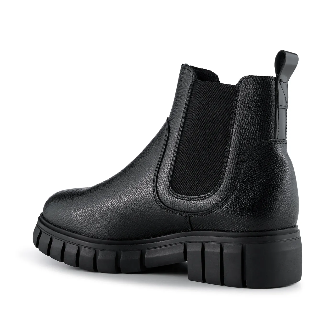 Rebel warm boot leather - BLACK