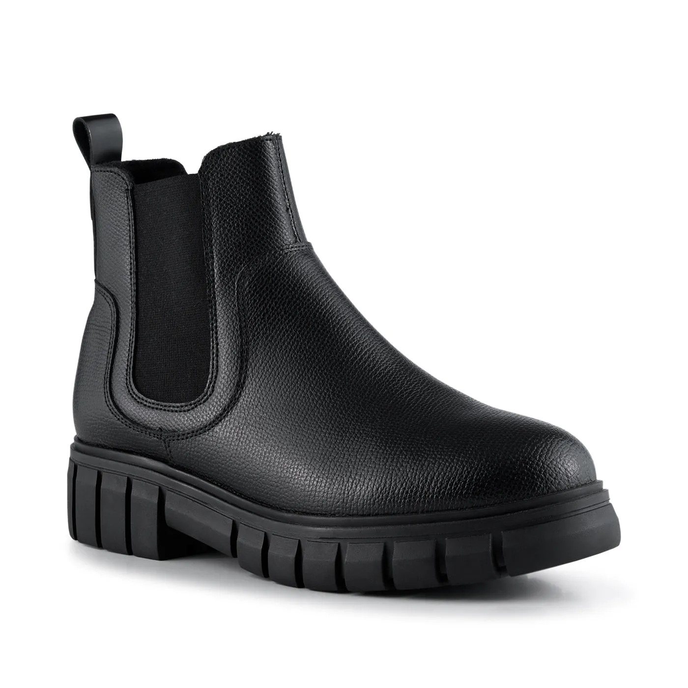 Rebel warm boot leather - BLACK