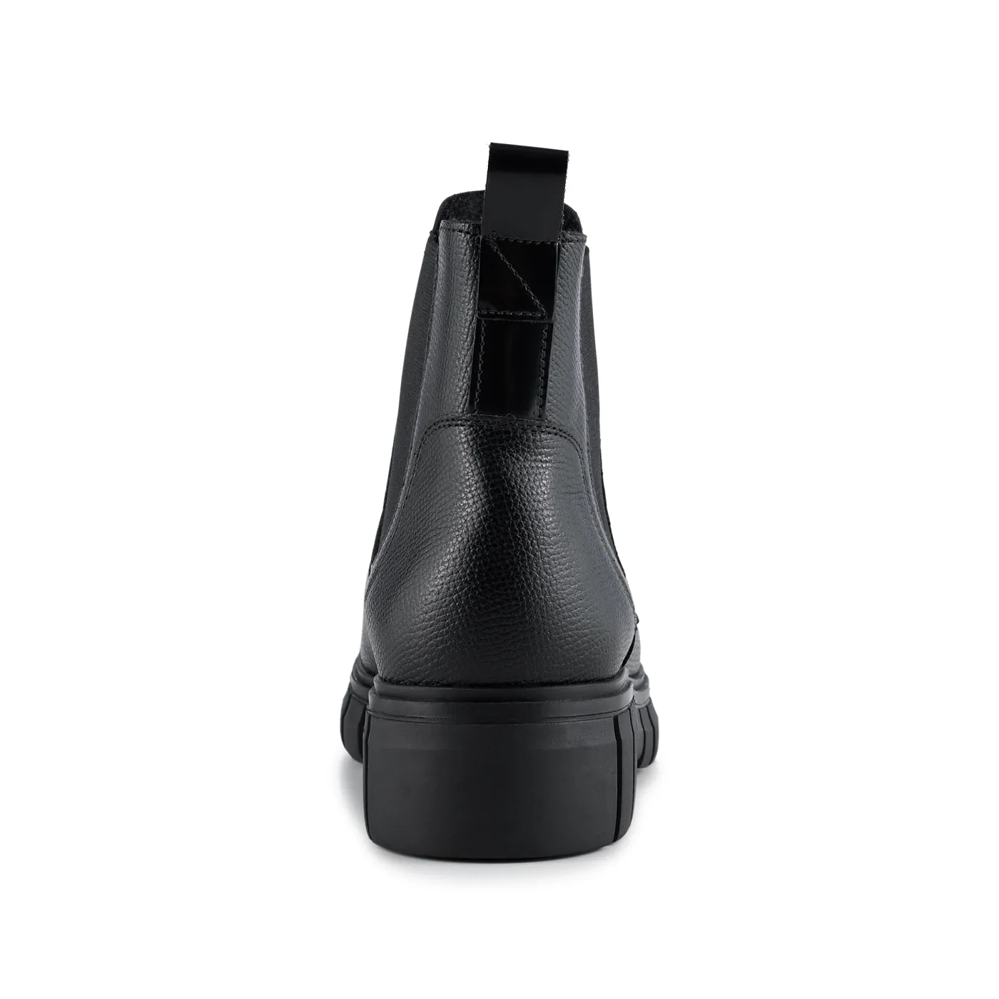 Rebel warm boot leather - BLACK
