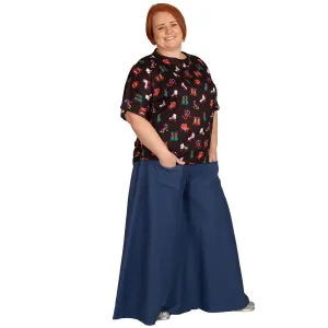 Retro Skates Batwing Top