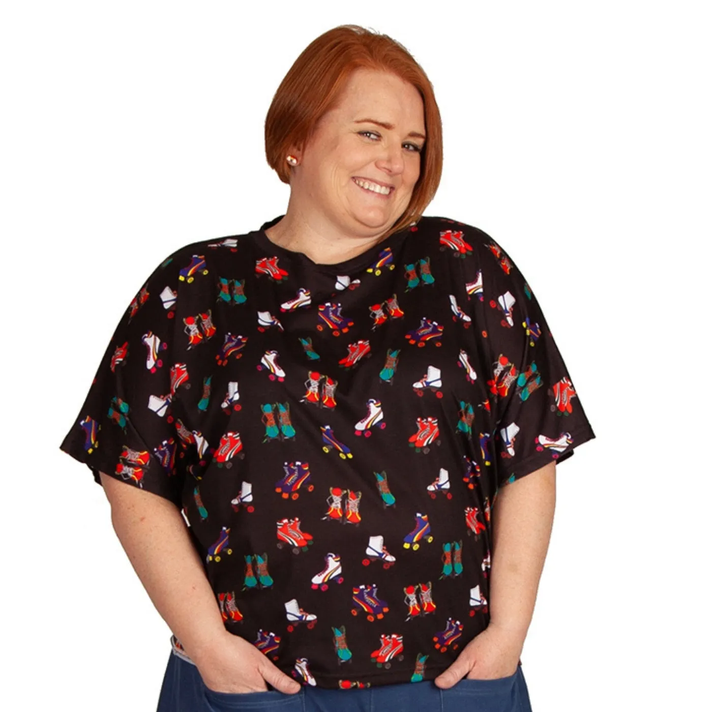 Retro Skates Batwing Top