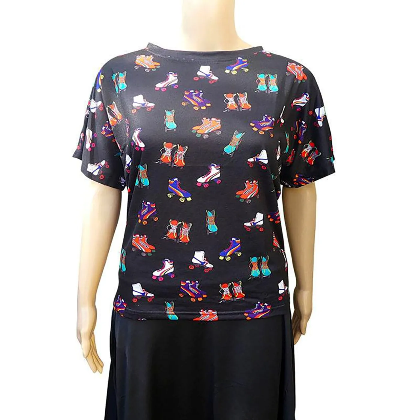 Retro Skates Batwing Top