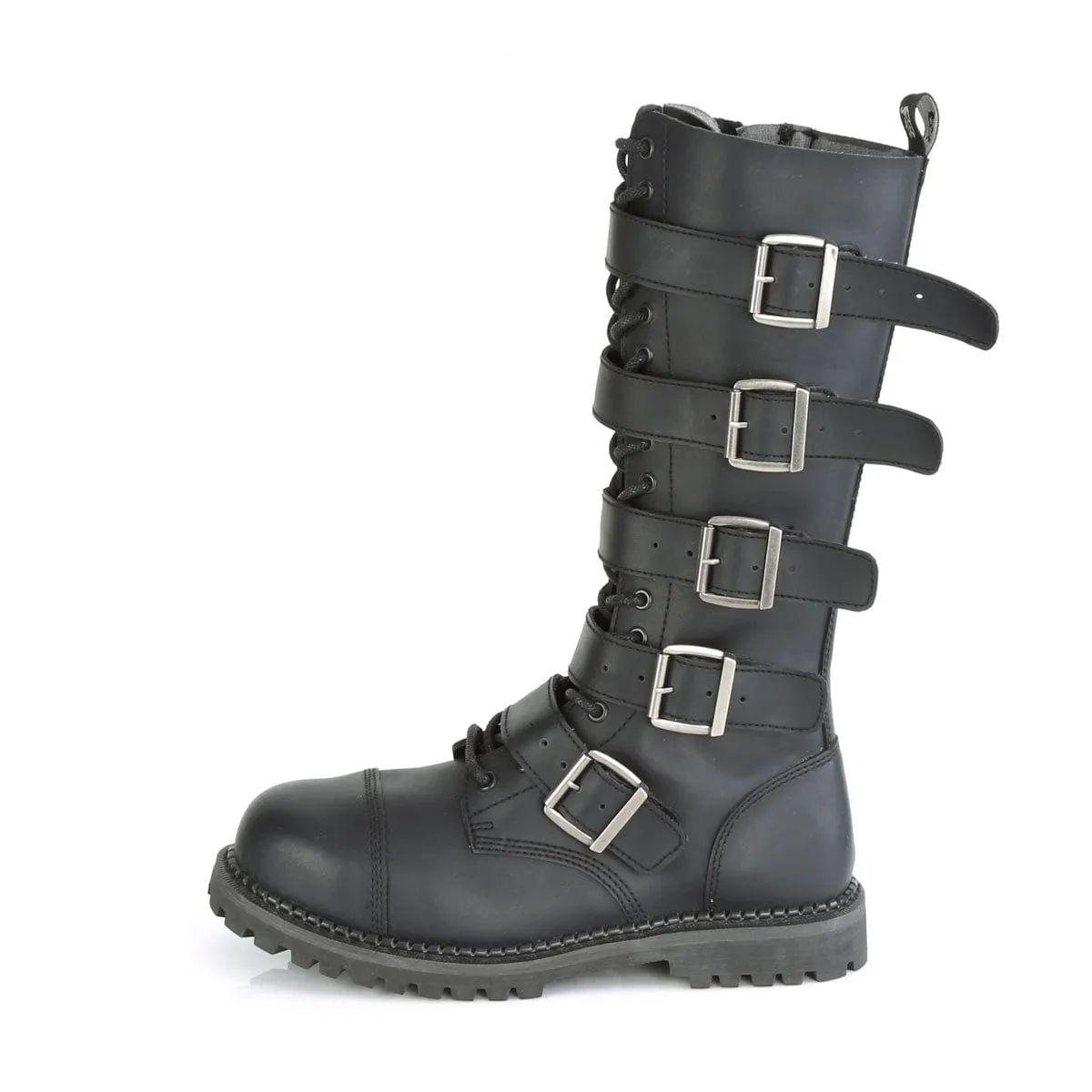 RIOT-18BK Black Vegan Leather