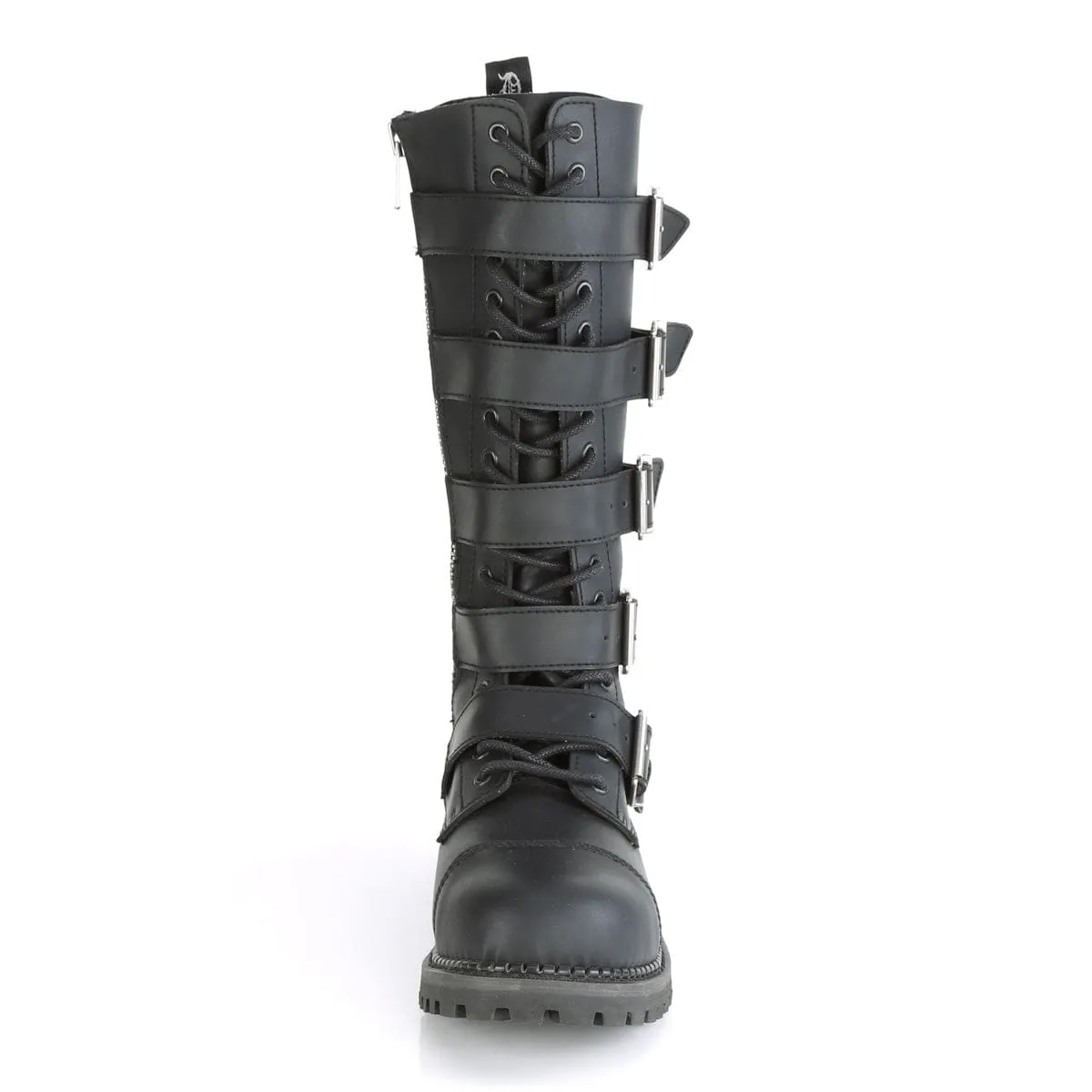 RIOT-18BK Black Vegan Leather