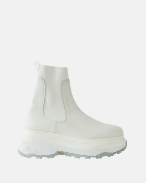 Sacai Chelsea Boots White