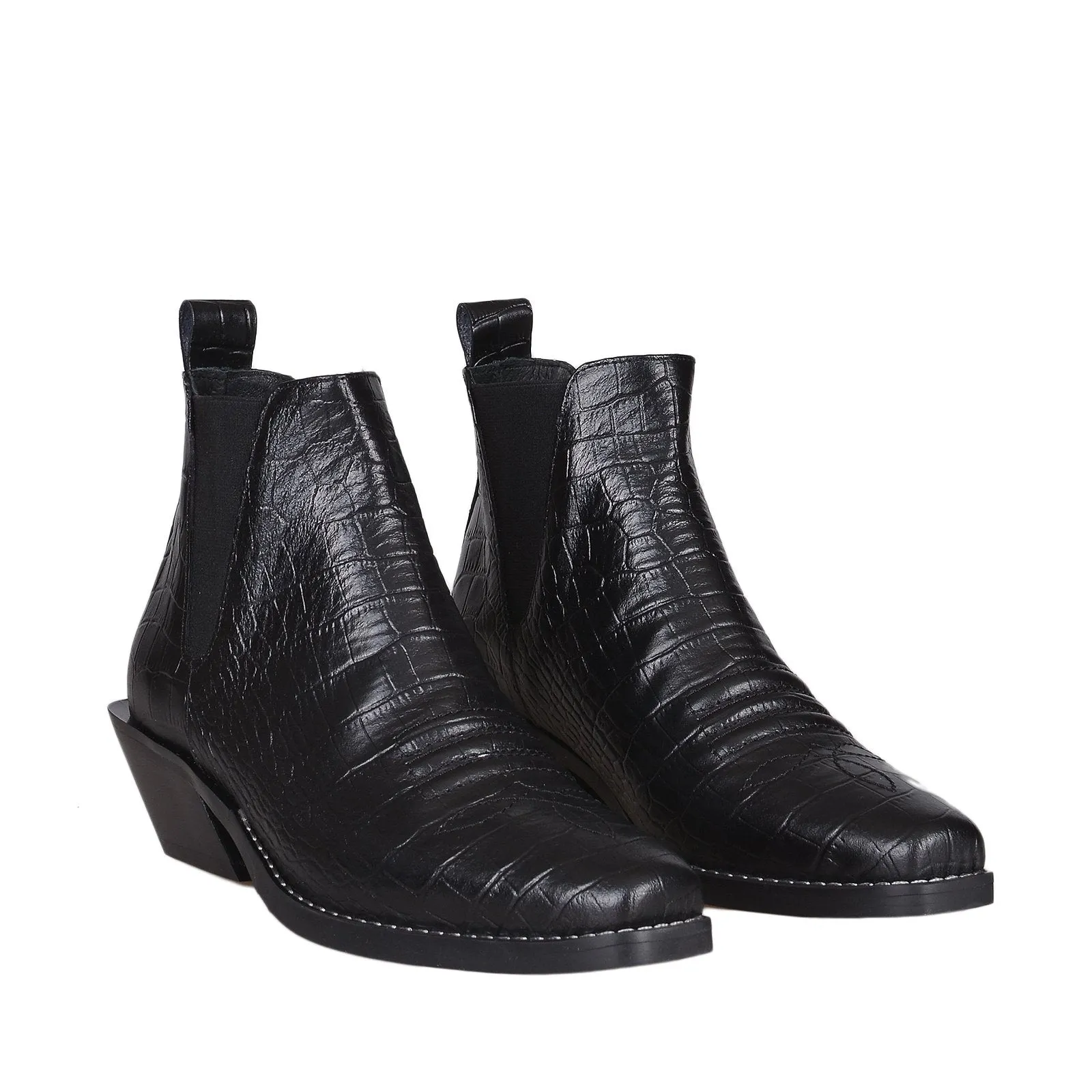 Sally Cocco Baby Nero Mid Ankle Boots