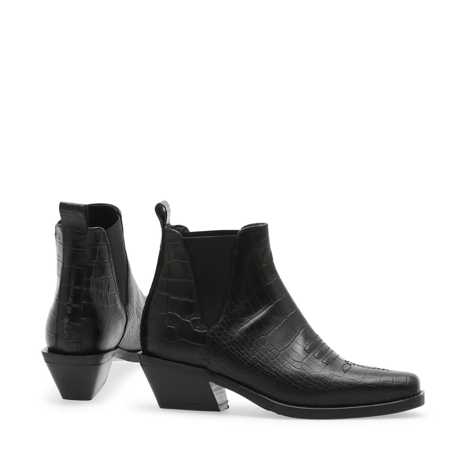 Sally Cocco Baby Nero Mid Ankle Boots