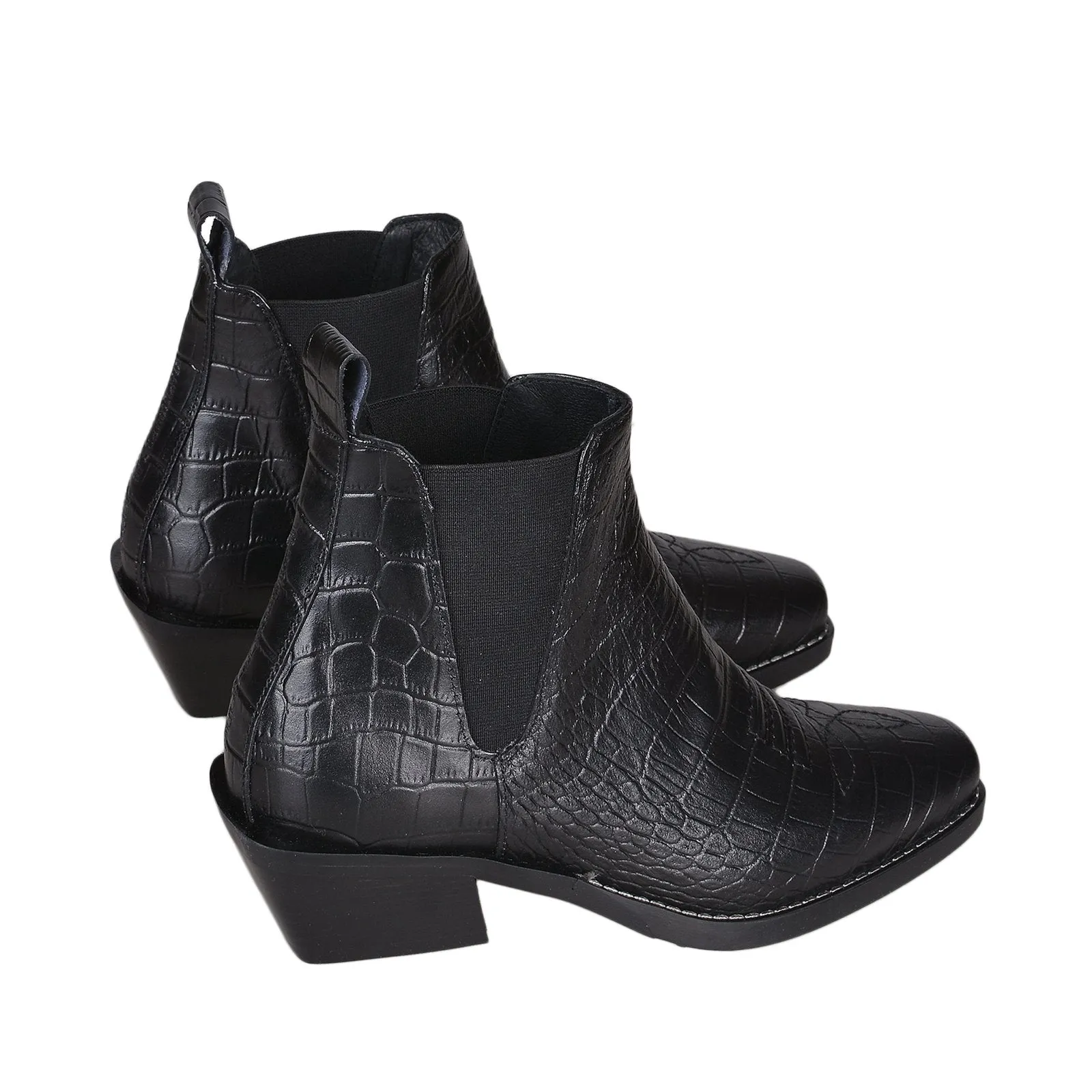 Sally Cocco Baby Nero Mid Ankle Boots