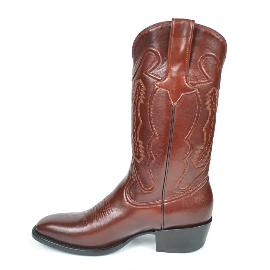 Santana Goat French Toe Boot - Budapest Brown