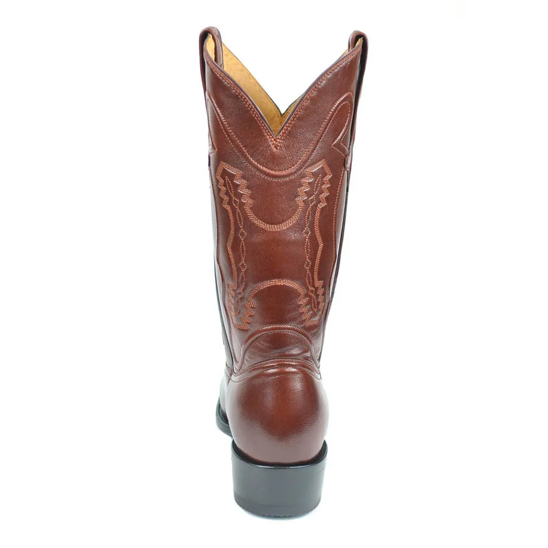 Santana Goat French Toe Boot - Budapest Brown