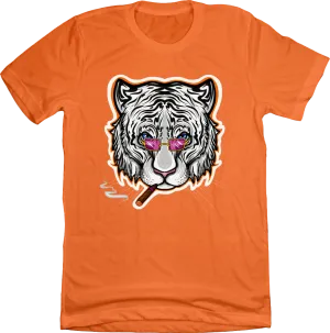 Smoking Tiger with Sunglasses