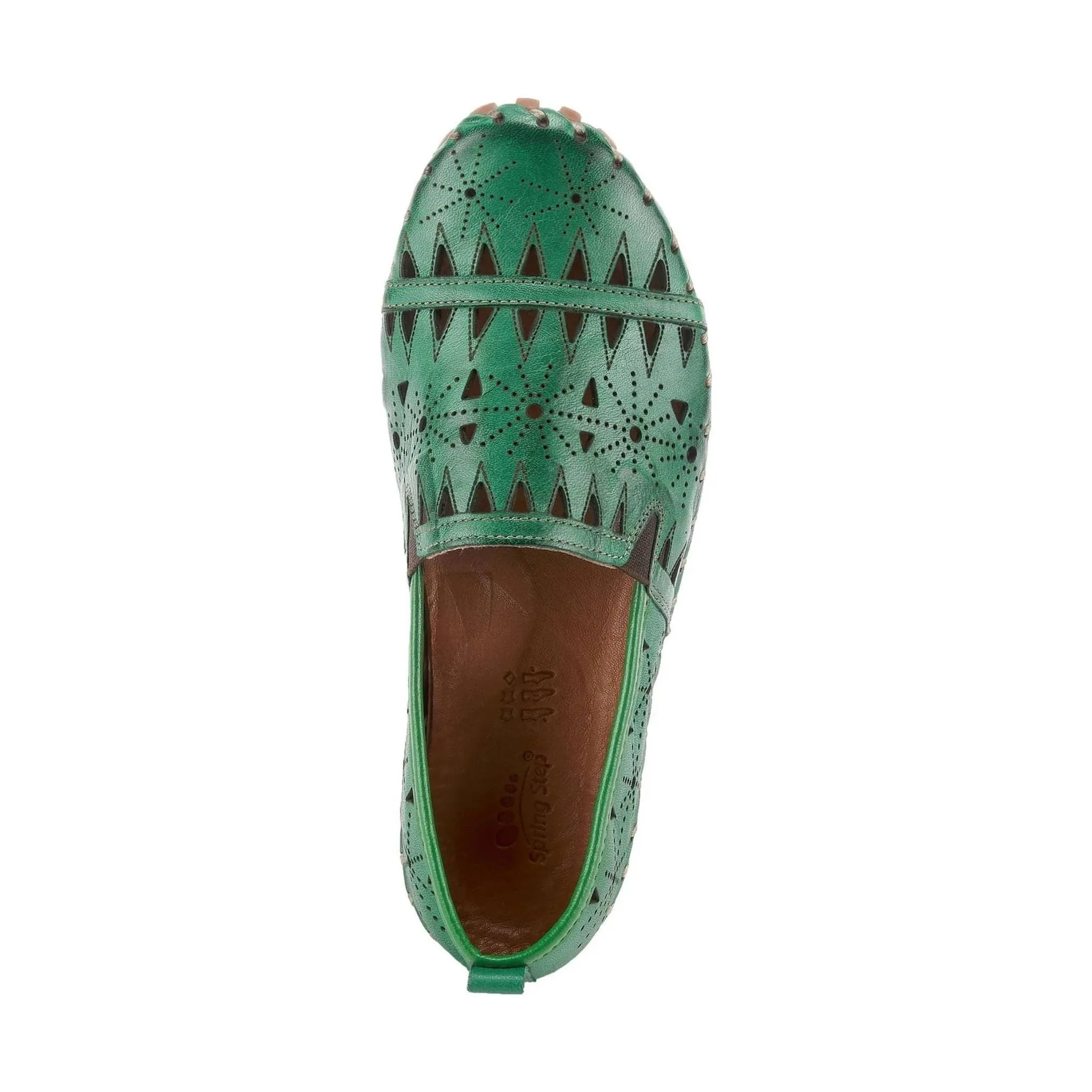Spring Step Women's Fusaro Loafer Shoes - Green
