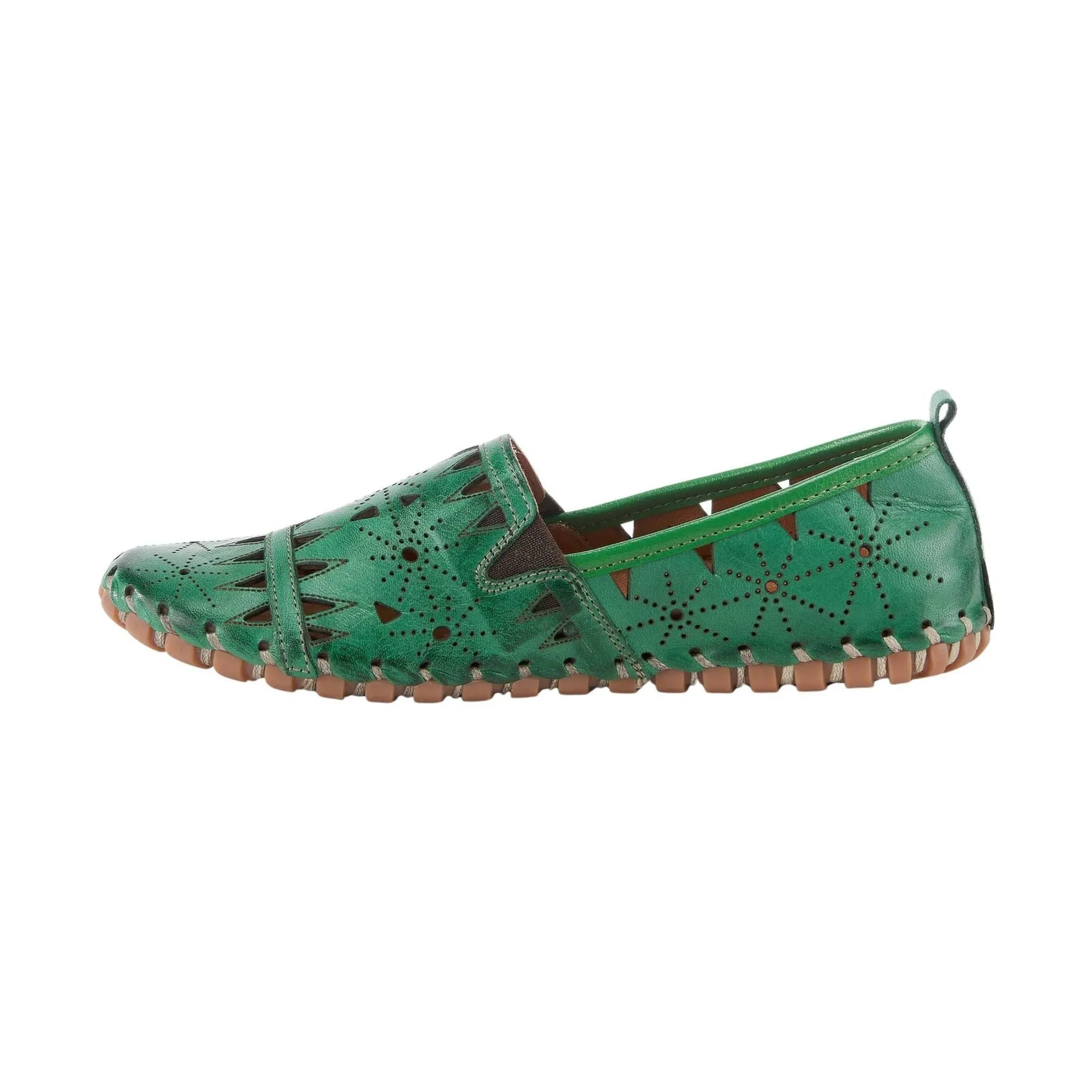 Spring Step Women's Fusaro Loafer Shoes - Green