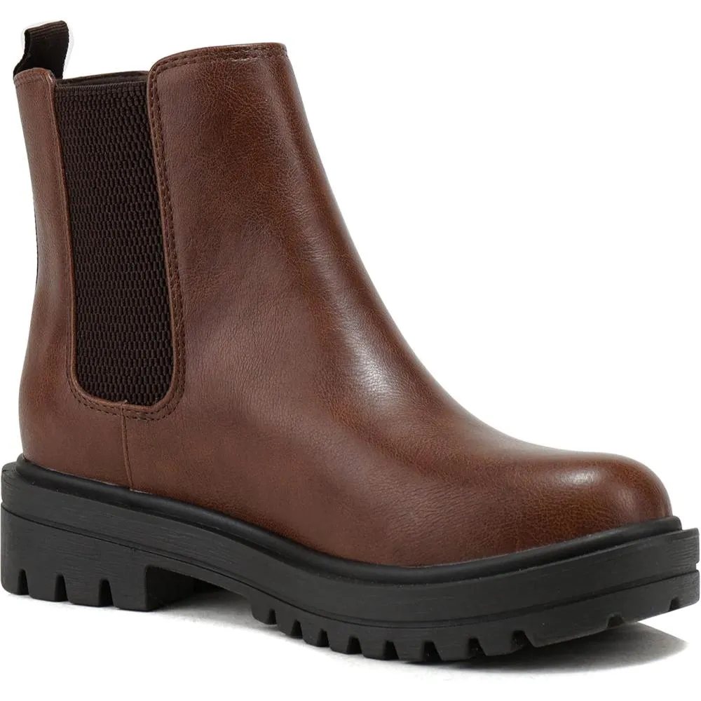 Stylish Low Heel Chelsea Boots
