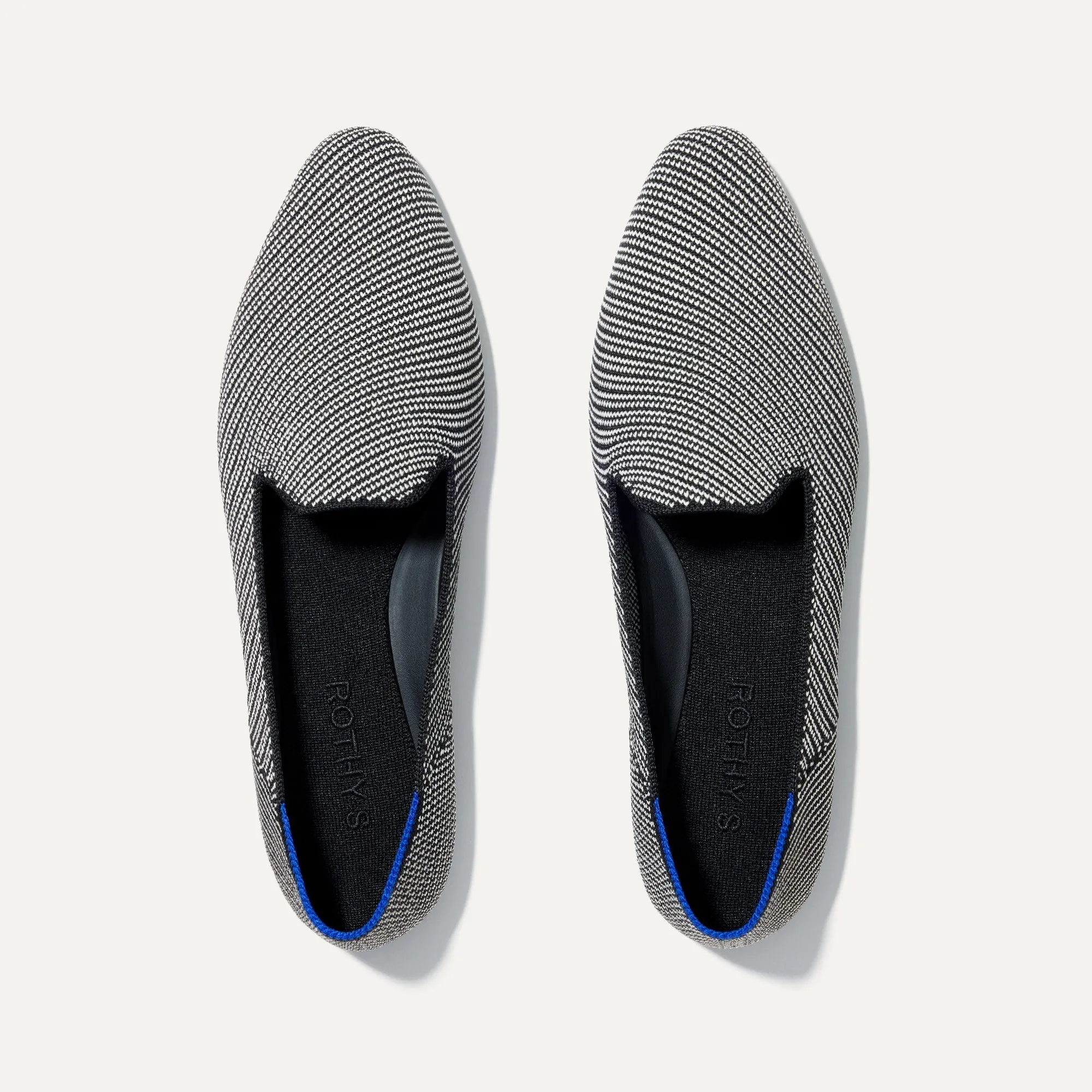 The Almond Loafer - Black Twill