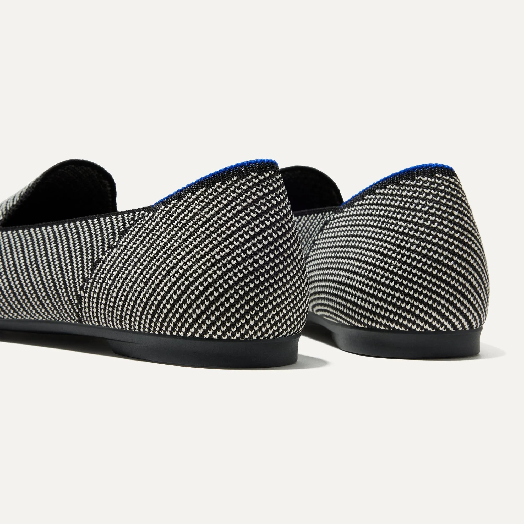 The Almond Loafer - Black Twill
