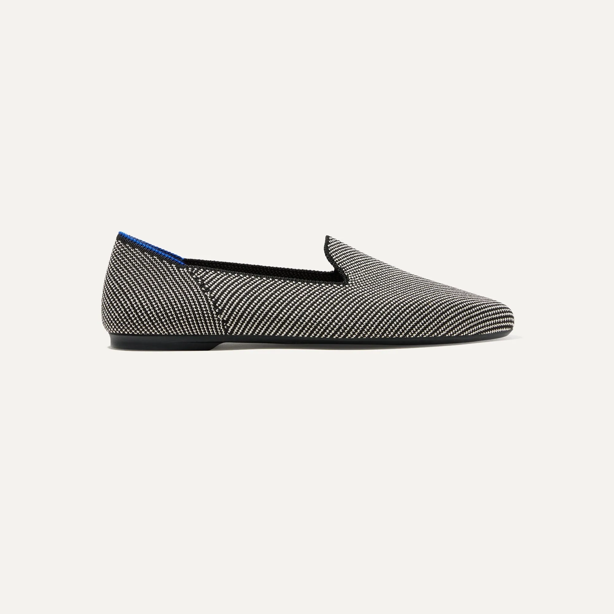 The Almond Loafer - Black Twill